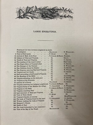 Paolo E Virginia: Antico Volume Illustrato Di Pregio, Londra, 1839