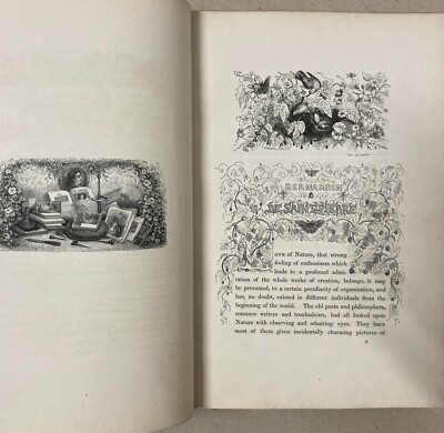 Paolo E Virginia: Antico Volume Illustrato Di Pregio, Londra, 1839