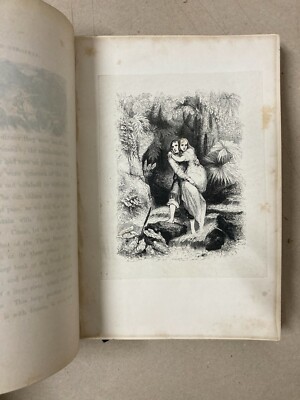 Paolo E Virginia: Antico Volume Illustrato Di Pregio, Londra, 1839