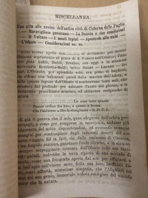 Basilicata, Potenza, Melfi, Vulture, Irpinia, Ofanto: Ferrovia Rocchetta, Araneo, 1886