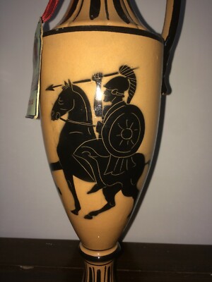 Distillerie Brams Bologna   Bottiglia Pubblicitaria In Ceramica   Motivi Neoclassici