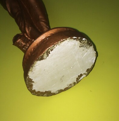 Giocoliera Orientale: Scultura Decorativa In Gesso Ramato, Stile Liberty