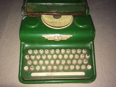 Writing: Vintage Alpha Toy Mini Typewriter, Bologna