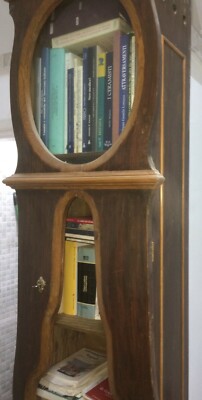Complemento d'Arredo: Mobile Libreria E Cassa Per Orologio A Colonna