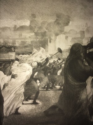 Distruzione Di Gerico, Veduta Artistica   Felix Baumhauer, Bruckmann, 1911