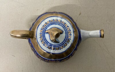 Ceramica Da Collezione   Maioliche Deruta   Draghi Alati   Caffettiera Teiera   Dorature