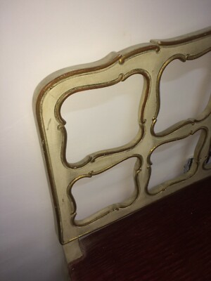 Decorativo Complemento d'Arredo: Panca Laccata E Dorata In Stile Veneziano