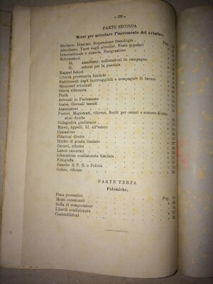 Cesare Lombroso Sull'Incremento Del Delitto In Italia (1879)