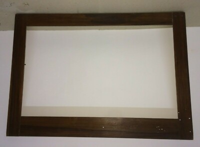Cornice d'Epoca Art Déco In Legno Tinto Noce (circa 1920 1930)