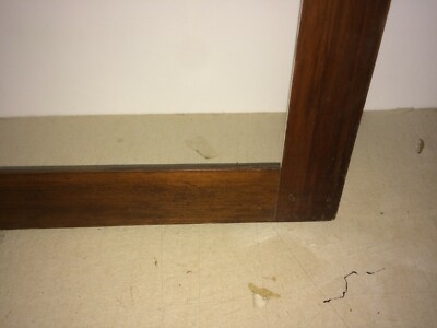 Cornice d'Epoca Art Déco In Legno Tinto Noce (circa 1920 1930)