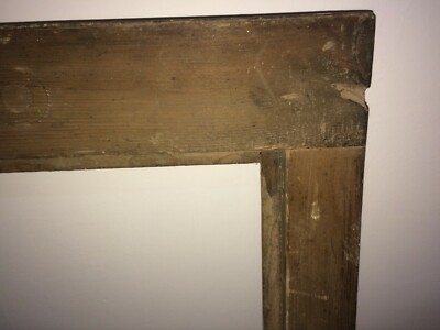 Cornice d'Epoca Art Déco In Legno Tinto Noce (circa 1920 1930)