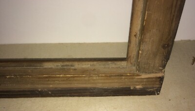 Cornice d'Epoca Art Déco In Legno Tinto Noce (circa 1920 1930)