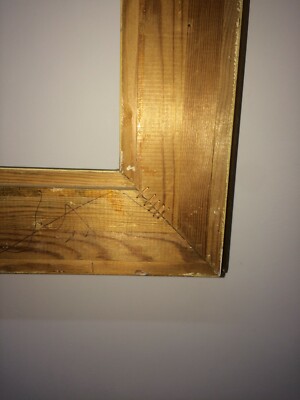 Decorativa Cornice Dorata Con Rilievi Artistici, Circa 1930