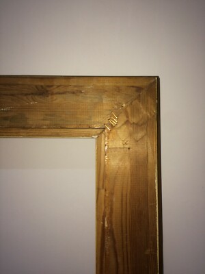 Decorativa Cornice Dorata Con Rilievi Artistici, Circa 1930