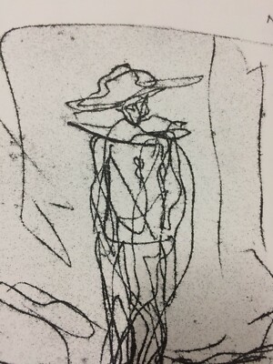 Arte Moderna: Soggetto Con Figure Caricaturali, Grafica Decorativa