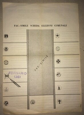 Politica   Elezioni Comunali   Roma   Partito Liberale Italiano   Fornario   Volantino