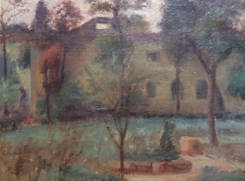 Giuseppe Tempestini, Paesaggio Toscano, Olio Su Tela (1945)