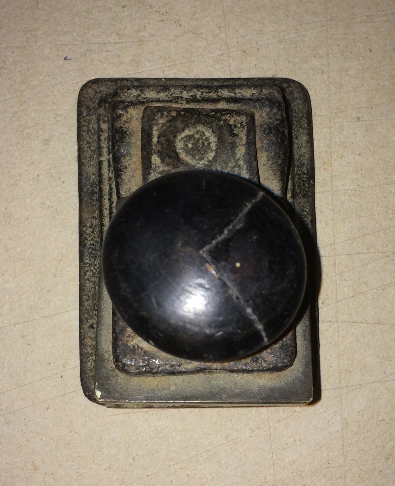 Antico Timbro A Secco Amministrativo, Villamaina (Avellino), XIX Secolo