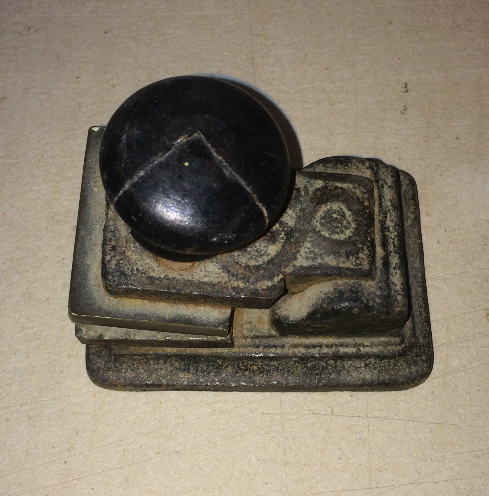 Antico Timbro A Secco Amministrativo, Villamaina (Avellino), XIX Secolo