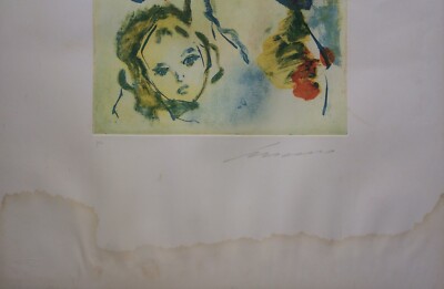 Ernesto Treccani: La Vita   Acquaforte A Colori (P.A.)