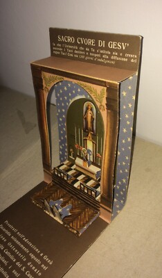 Stampa Devozionale, Altarino, Ostensorio, Ateneo Del Cuore Di Gesù, Milano