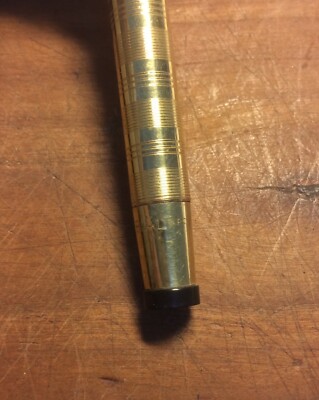 Penna Da Collezione Imperial In Lamina Dorata (da Restaurare)