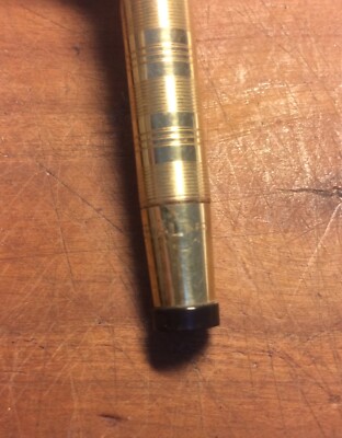 Penna Da Collezione Imperial In Lamina Dorata (da Restaurare)