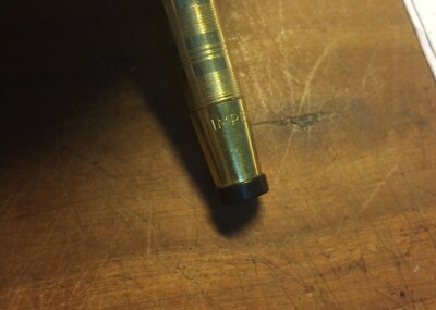 Penna Da Collezione Imperial In Lamina Dorata (da Restaurare)