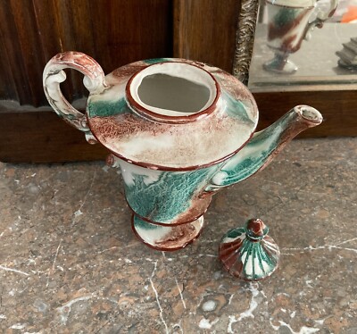 Servizio Da Caffè In Ceramica Marmorizzata Velardo   Cusano Mutri