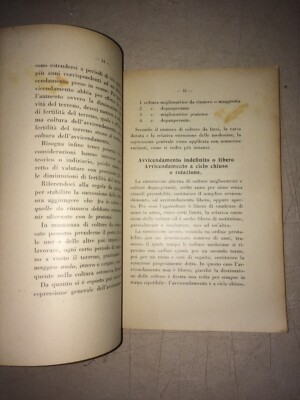 Agraria: Coltivazioni Del Terreno E Rotazioni Delle Colture (1941)