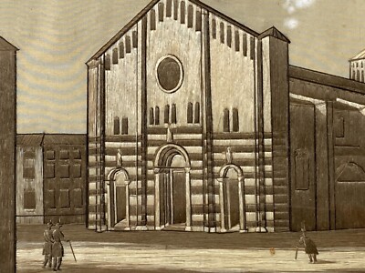 Lombardia, Pavia, Chiesa Di San Michele, Antico Ricamo, Metà XIX Secolo