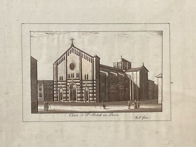 Lombardia, Pavia, Chiesa Di San Michele, Antico Ricamo, Metà XIX Secolo