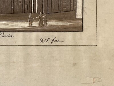 Lombardia, Pavia, Chiesa Di San Michele, Antico Ricamo, Metà XIX Secolo