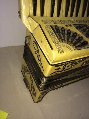 Musica, Strumenti Musicali d'Epoca: Fisarmonica Da Collezione Fontanella, Pesaro
