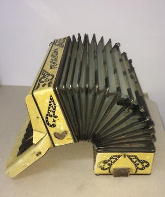 Musica, Strumenti Musicali d'Epoca: Fisarmonica Da Collezione Fontanella, Pesaro