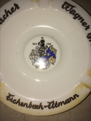 Posacenere Pubblicitario   Eschenbach Eltmann   Wagner Bräu   Birra   Araldica   '900