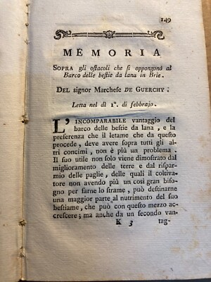 Agraria, Botanica: Coltivazione Del Larice (De La Tour d'Aigues) E Lana (De Guerchy)