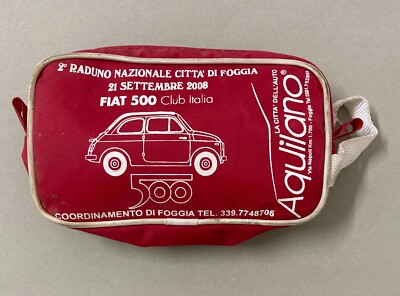 Automobili Motori Fiat 500 Club Italia Raduno 2008 Borsetta Pubblicitaria