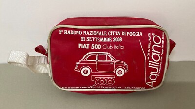 Automobili Motori Fiat 500 Club Italia Raduno 2008 Borsetta Pubblicitaria