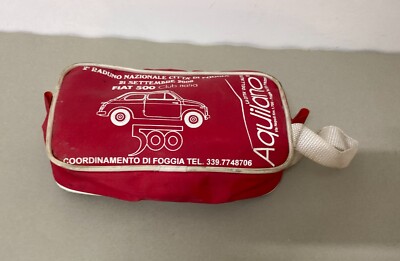 Automobili Motori Fiat 500 Club Italia Raduno 2008 Borsetta Pubblicitaria