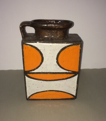 Arte Moderna   Ceramica Artistica   Decorazione Policroma   Vaso Vintage