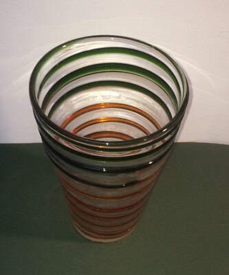 Arte Artigianato Del Vetro. Vaso Decorativo Policromo IVAT.