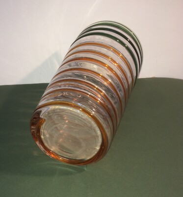 Arte Artigianato Del Vetro. Vaso Decorativo Policromo IVAT.