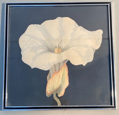 Fiori Franco Francini Tecnica Mista Su Carta 1974
