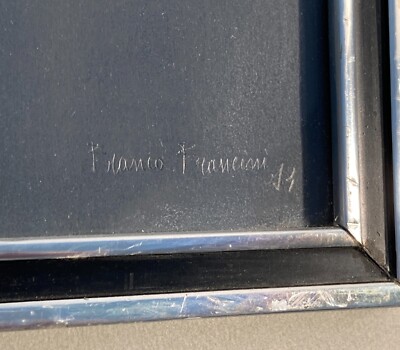 Fiori Franco Francini Tecnica Mista Su Carta 1974