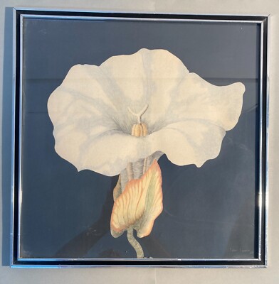 Fiori Franco Francini Tecnica Mista Su Carta 1974