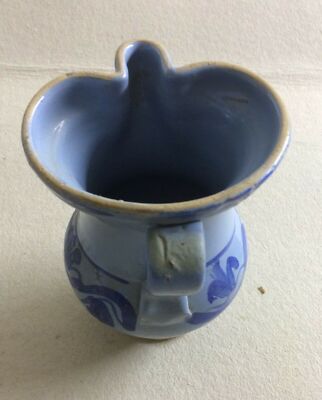 Abruzzo: Boccale Da Vino In Ceramica Maiolicata Decorativa