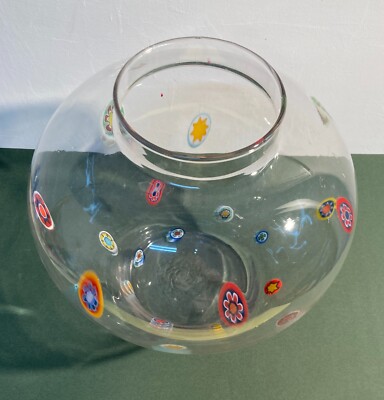 Vetri Artistici: Decorativo Vaso Con Murrine Di Grandi Dimensioni