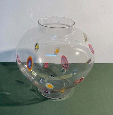 Vetri Artistici: Decorativo Vaso Con Murrine Di Grandi Dimensioni