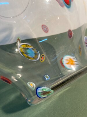 Vetri Artistici: Decorativo Vaso Con Murrine Di Grandi Dimensioni